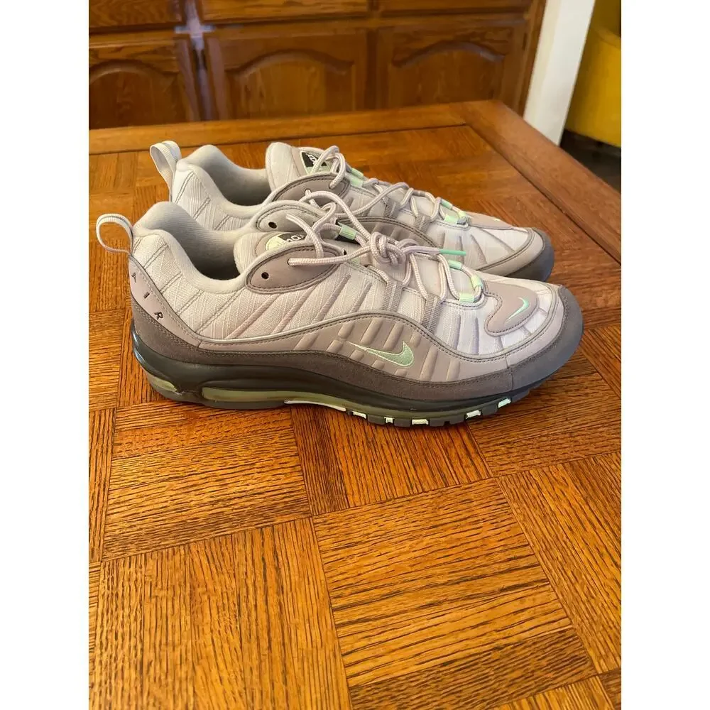 Nike Air Max 98 Vast Grey Fresh Mint size 13